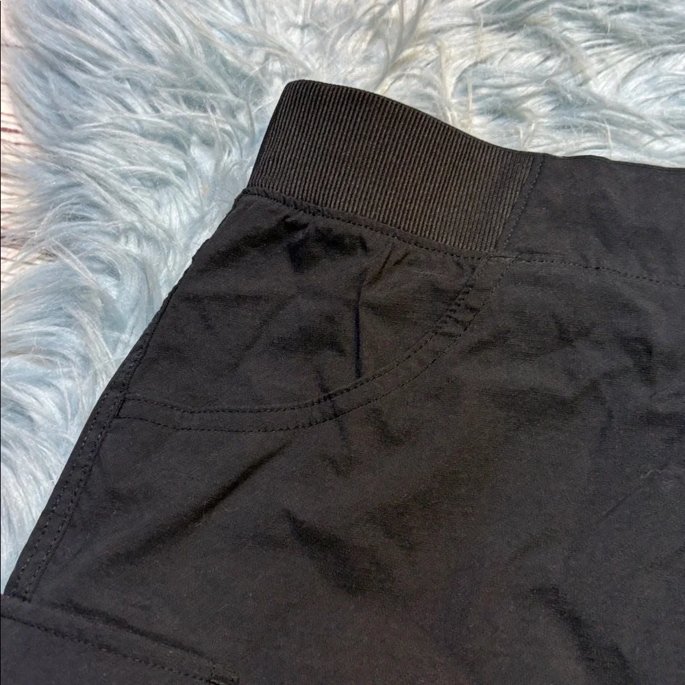 Eddie Bauer Black Ribbed Waistband Skirt sz XL